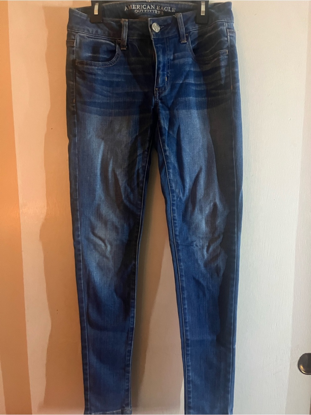 American Eagle Outfitters Women’s Dark Blue Skinny Jeans